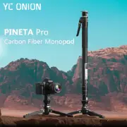 YC Onion MQP162 Pineta Pro Carbon Fiber Monopod with Pedal Base Travel Monopod