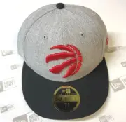 Toronto Raptors NBA NE "Low Crown" Fitted Hat-Gray/Black