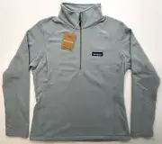 Women's PATAGONIA Micro D 1/4-Zip Fleece Pullover #26278 THERMAL BLUE (TMBL)