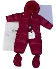 NEW MONCLER down puffer SNOWSUIT parka w/dust bag 6-9M