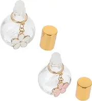 ASAKKURA 10ml Essential Oils Roller Bottles Glass Perfume Diffuser Organizer Leakproof Sealing for Perfume Oils