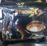 Vietnam Trung Nguyen G7 STRONG X2 Instant Coffee 3in1 Coffeemix 24 sachets