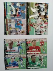 1993 Fleer Ultra 4 Card Football Promo Sheet Cunningham Young Simms Moon Item 4