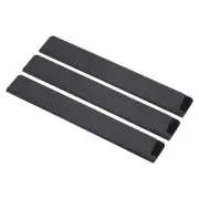 3Pcs ABS Kitchen Knife Sheath Cover Sleeves for 8" Slicing Carving Knife, Black