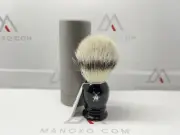 MÜHLE Classic Black Large Silvertip Fiber Shaving Brush - Synthetic Lu