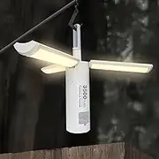 2Packs Rechargeable Camping Lantern - 4-in-1 Versatile LED Camping Light Tent Lights & COB Foldable Flashlight, 3 Light Modes, 3500mAh Power Bank, Perfect for Outdoor Camping and Emergency