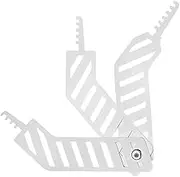 Comb Clock Locks,Professional Stainless Steel Clock Locks Picking Set – High-Security Lock Pick Kit for Shed, Gate, School Gym Locker, Fence