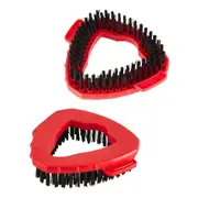 2PCS Replacement Head Base Scrub Brush for O Spin EasyWring 1-Tank System for Kitchen,Hard Floor Red