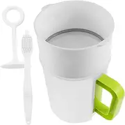 RORPOIR Soy Filter Cup Kit 80 Mesh Strainer for Juice Tea Yogurt Kitchen Tool Kitchen Supply Easy to Filter and Clean