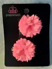 Fauna and Flora Orange Hair Clips Paparazzi