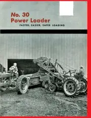 IH Farmall Tractor H M No. 30 Power Loader Front End Manure Hay Brochure