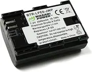 [Wasabi Power] Battery for Canon LP-E6, LP-E6N and Canon EOS 5D Mark II, EOS 5D Mark III, EOS 5DS, EOS 5DS R, EOS 6D, EOS 7D, EOS 7D Mark II, EOS 60D, EOS 60Da, EOS 70D, XC10