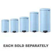 Brabantia Quality NewIcon Pedal Bin Dreamy Blue Removable Plastic Inner Bucket