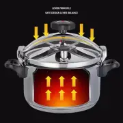 Aluminum High Pressure Cooker Large Capacity Saucepan Stew Pot Resturant