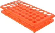 HAWILLOSCH Portable Test Tube Rack with Silicone Pad Efficient Tube Organizer for Laboratories Hospitals Protective Spacing for Sample Integrity Lightweight Space Optimizing Design