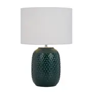 Manchester Gloss Green Ceramic Table Lamp