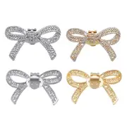 Detachable Shoe Clip With Sparkling Unique Bowknot Shoe Accessory