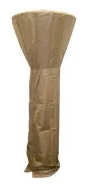 Hiland PRM-T HVD-CVR-ECON Heavy Duty Tall Patio Heater Cover 87" Tan