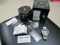 在飛比找Yahoo!奇摩拍賣優惠-(誠可小議!)二手Casio G-shock 銀色 GMW-