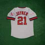 Wally Joyner 1989 California Angels Men's Cooperstown Grey Road All Star Jersey