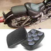 For Harley Davidson Bobber Chopper Rear Passenger Pillion Seat 8-Suction Cups