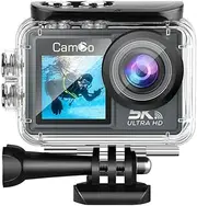 CamGo 5K 50MP WiFi Ultra HD Underwater Waterproof Camera 30M Sports Camcorder with Remote Control