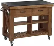 Kitchen Island Freestanding Kitchen Cooking Table Island Table Movable Operation Table Cutting Table Bar Table Open Dining Cabinet Mobile Kitchen Storage Islands