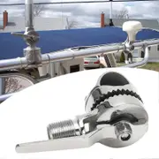 VHF Antenna Base Adjustable Ratchet Mount Stand Stainless Steel Antenna Bracket 7/8 to 1in Rails For Boat Marine Yacht