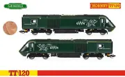 TT Hornby TT:120 TT3023M GWR, Class 43 HST Train Pack 2 Car 125