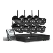 UL-tech CCTV Wireless Home Security Camera System 8CH IP WIFI Outdoor 3MP 1TB