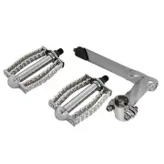 OG Twisted 22.2 Stem & Round Triple Square Twisted 1/2 Pedals Chrome