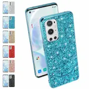 For OnePlus 8T/9/9 Pro/Nord N10 Case Bling Glitter Diamond Hybrid Rugged Cover