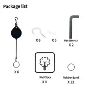 Durable Cable Management, Ceiling Pulley System fits for PS VR2/Pico4 Link Cable