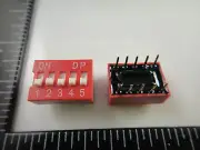 50pcs 5P 5 Position DIP Switch 2.54mm Pitch 2 Row 10 Pin DIP Switch