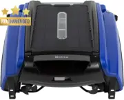 Solar Powered Automatic Pool Skimmer Cleaner 30-Hour Battery Twin Motors Blue