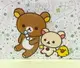 【震撼精品百貨】Rilakkuma San-X 拉拉熊懶懶熊 防水透明貼紙-丸子E#20180 震撼日式精品百貨