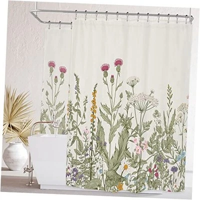 Clawfoot Tub Extra Wide Shower Curtain 180"W x 70"L (Pack of 1) 01green