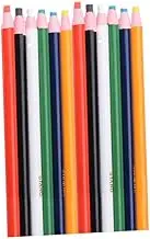 COHEALI 12Pcs Peel Off Tailoring Marker Colorful Grease Pencils for Easy Removal Wood Metal Leather Versatile Sewing Crafting Tools Mixed Colors