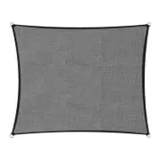Wallaroo Outdoor Sun Shade Sail Canopy Grey Square 10 x 10M