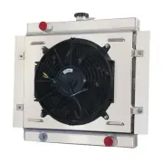 3 Row Radiator+Shroud Fan Kit For Ford Escort Mk1 Mk2 PINTO Rs 2000 1968-1980 MT (for: Ford)