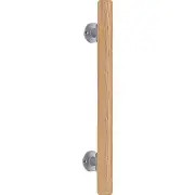 TRUSCO Vertical Mini Handrail 35 X800 Silver-light Oak HBIT800-SO 896