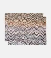 [Missoni] Missoni Andorra set of 2 cotton placemats One Size multicoloured