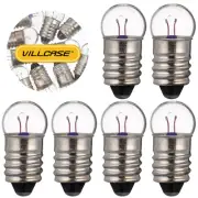 10 Pcs Two Battery Operated Lights Bulbs Screw Base Student