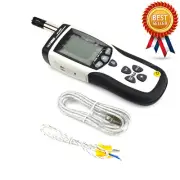 A● CEM DT-8896 Psychrometer with InfraRed Thermometer Triple Digital LCD Display