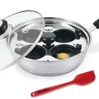 Egg Poacher - Eggssentials Poached Egg Maker, Stainless Steel Egg Poaching Pa...
