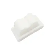 5 pcs Anti-slip Silicone Holder for AirPods Portable Anti-lost Strap Silicone bluetooth Earphone Fixed Band for Apple for Airpods WHITE COLOR