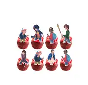 24PC Stranger Things Cupcake Toppers Party Supplies Birthday Decorations