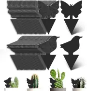 50 PCS Black Sticky Traps Fruit Fly Mosquito Fungus Gnat Killer for Indoor Use