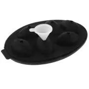 Ice Cube Tray Rugby Shaped 6-Cavity Ice Cube Making Trays Silicone Ice Tray Mold