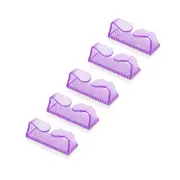 Durable Clear Nail Cleaning Brushes for Cleaning Fingernails Large 5Pcs